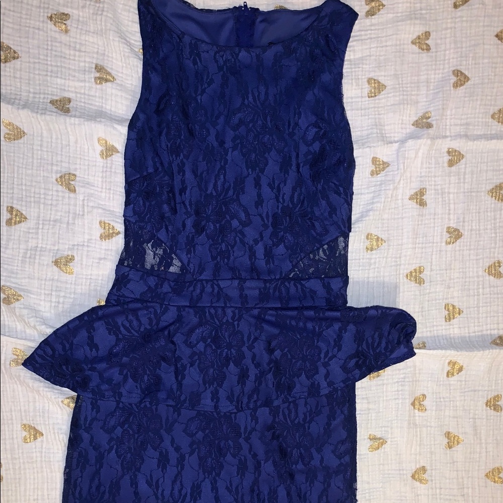 Peplum boutique dress